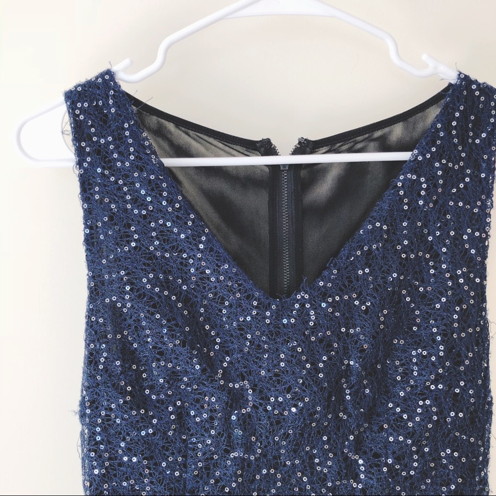 Shimmer Dress with Mesh Backing - Picture 2 of 4